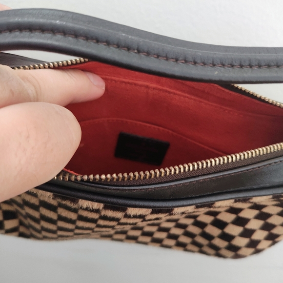 Louis VuittonPonyhair Damier Sauvage Pochette Vintage - Picture 5 of 5